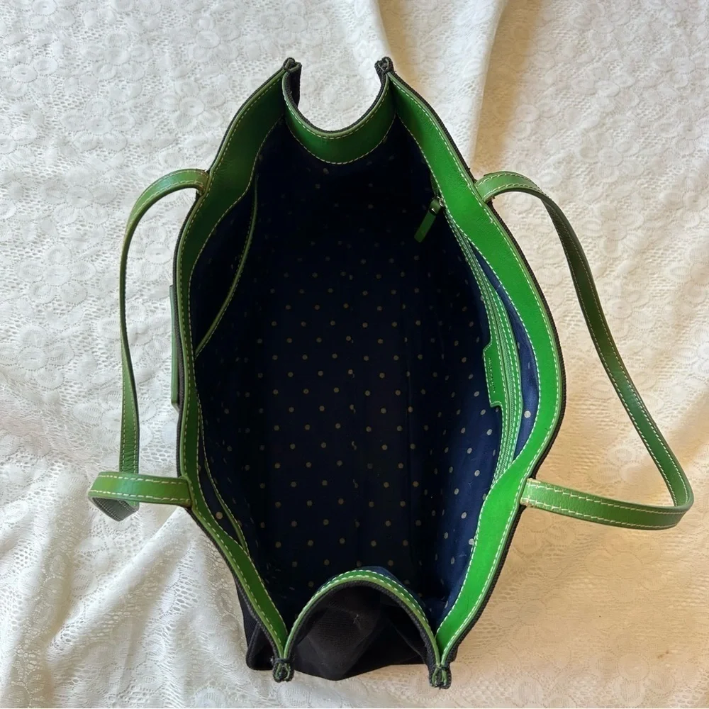 Kate spade black Green bag